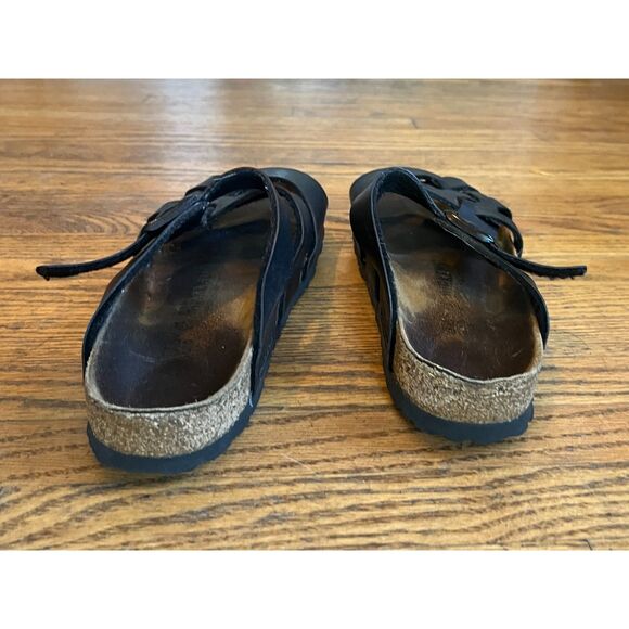 Birkenstock Black Pisa Slide Strap Sandals Shoes  Women's Size EU 36  US 5.5 - Picture 6 of 9